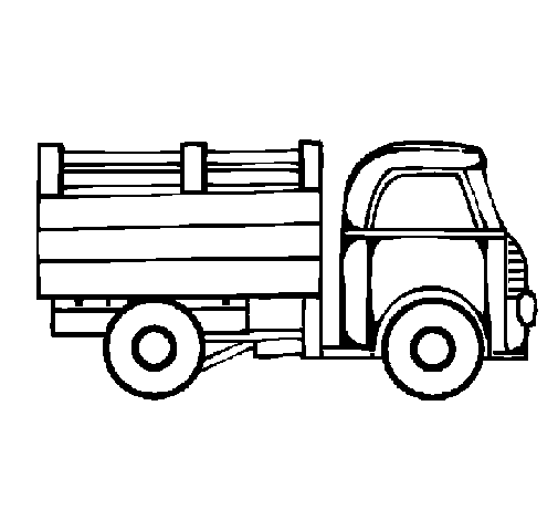 Disegno di Camioncino  da Colorare