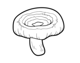 Dibujo de Fungo lactarius torminosus