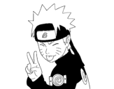 Disegno di Naruto tira fuori la lingua da colorare