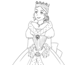 Disegno di Principessa Medievale da colorare