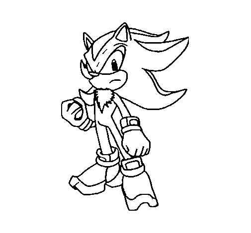 Disegno di Sonic da Colorare