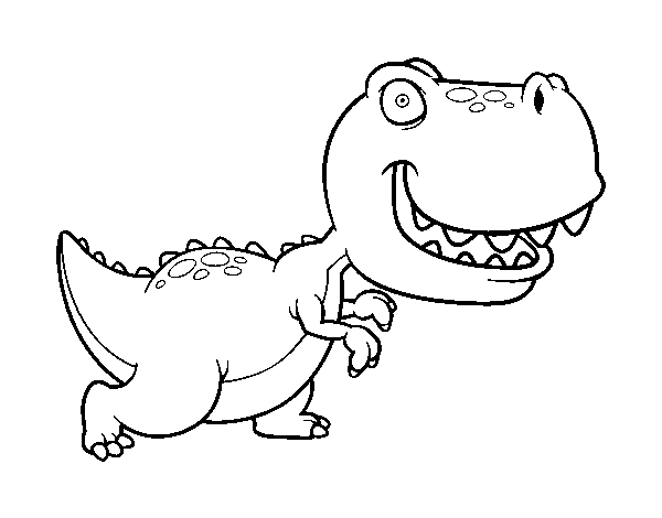Disegno di Tirannosauro da Colorare