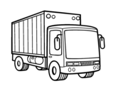 Dibujo de Camion di merce