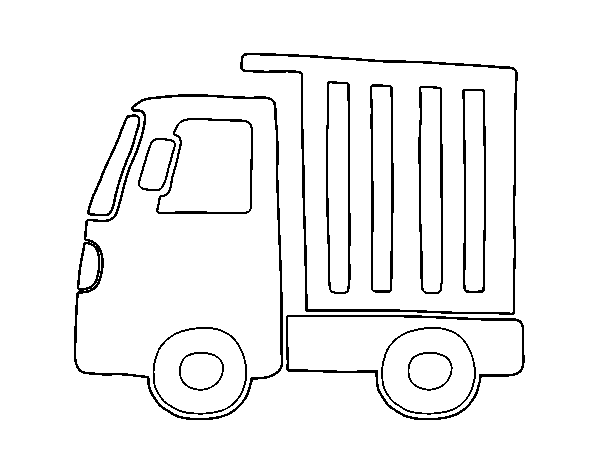 Disegno di Camion piccolo da Colorare