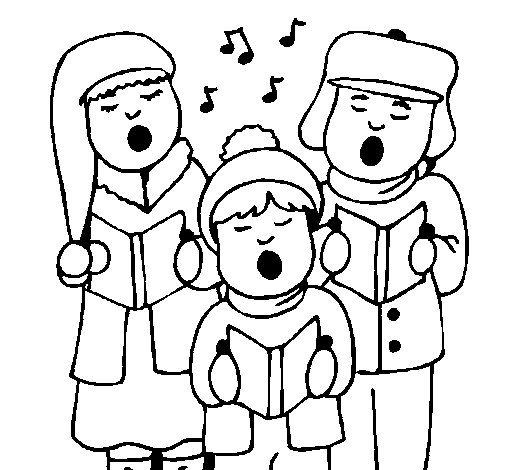 Disegno di Canzoni di Natale da Colorare