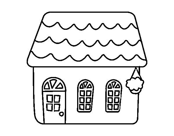 Disegno di Casa di una favola da Colorare