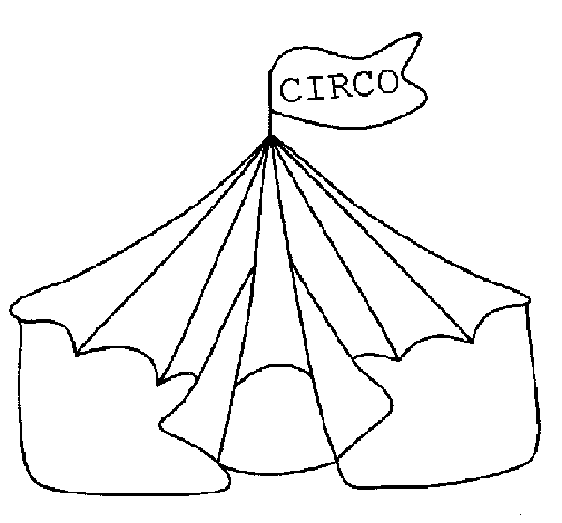 Disegno di Circo da Colorare
