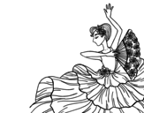 Dibujo de Donna flamenco