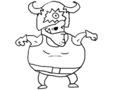Dibujo de Eroe ciclope 