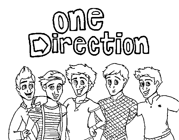 Disegno di One Direction 3 da Colorare