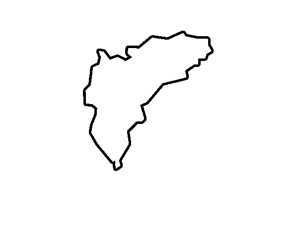 Disegno di Provincia di Alicante da Colorare