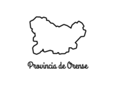 Disegno di Provincia di Orense  da colorare