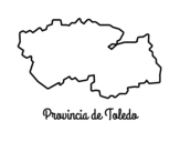 Disegno di Provincia di Toledo da colorare