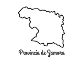 Disegno di Provincia di Zamora da colorare