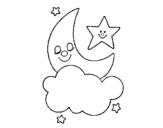 Dibujo de Stella e luna