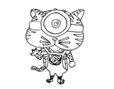 Disegno di Tigre Minion da colorare