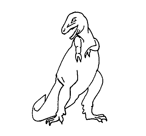 Disegno di Tyrannosaurus Rex da Colorare