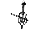 Dibujo de Un Violino